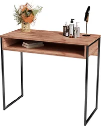 Консольный стол Soma СПМ-4-METAL (дуб золотой крафт/черный)