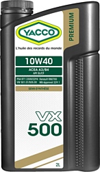 Yacco VX 500 10W-40 2л