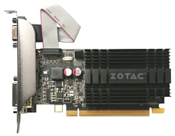 ZOTAC GeForce GT 710 954Mhz PCI-E 2.0 2048Mb 1600Mhz 64 bit DVI HDMI HDCP