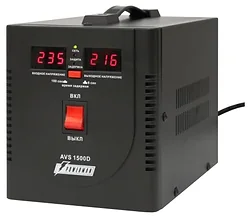 Стабилизатор напряжения Powerman AVS 1500D Black