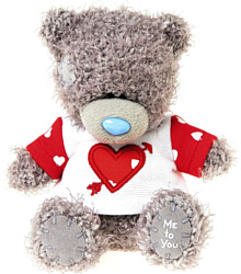 Me To You Мишка Teddy в майке с сердечком (10 см) (G01W3807)