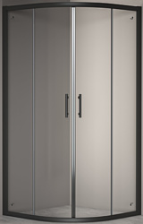 RGW PA-51B 02085199-14 90x90 (черный/прозрачное стекло)