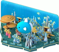 Конструктор Halftoys Ocean Луна-рыба с диорамой HO002