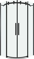Душевой уголок Grossman Classic 90x90x195 301.K33.04.9090.21.00 (черный матовый/прозрачное стекло)