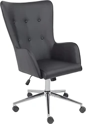 Кресло AksHome Bella XL chrome (Pegasso черный)