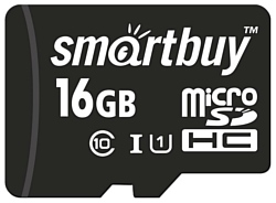 SmartBuy microSDHC Class 10 UHS-I U1 16GB + SD adapter