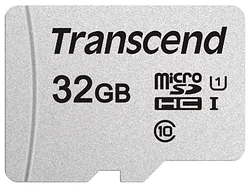 Карта памяти Transcend microSDHC 300S 32GB + адаптер