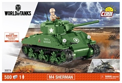 Cobi World of Tanks 3007A M4 Шерман