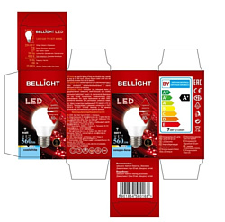 Bellight LED G45 7W 220V E27 4000K
