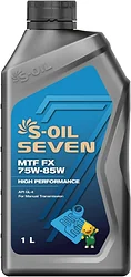 Трансмиссионное масло S-OIL SEVEN MTF FX 75W-85W 1л