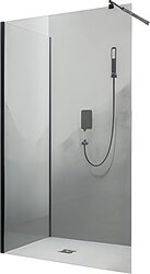 RGW WA-005-1B 100x110 (черный/прозрачное стекло)