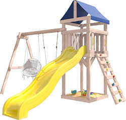 Детский спортивный комплекс National Tree Company С качелями лодочка IgroWoods ДКНП-10 (не окрашен)