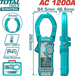Токовые клещи Total TMT7610001 Токовые клещи Total TMT7610001