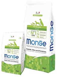 Monge Speciality Line – Кролик, рис и картофель. Монобелковый рацион для собак (15 кг)