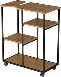 Консольный стол Калифорния мебель Уотер loft с подставкой для воды (дуб американский)