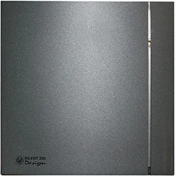 Вытяжной вентилятор Soler & Palau SILENT-200 CZ GREY DESIGN 4C 5210616600