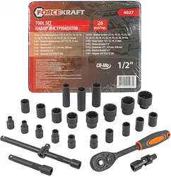 Набор инструментов ForceKraft FK-4027 26 предметов