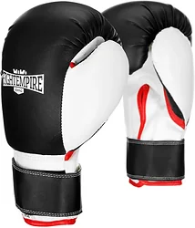 Перчатки для единоборств Fight Empire Junior Pre-Comp 9315647 (6 oz, белый/черный)