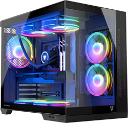 Корпус для компьютера MODECOM Volcano Panorama Apex ARGB 7F Midi (темно-серый)