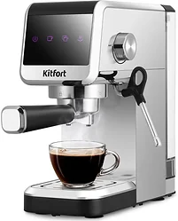 Рожковая кофеварка Kitfort КТ-7419 Рожковая кофеварка Kitfort КТ-7419