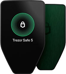 Аппаратный криптокошелек Trezor Safe 5 (зеленый)
