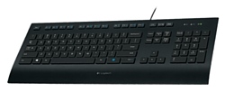 Logitech Corded Keyboard K280e black USB