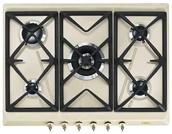 Газовая варочная панель Smeg SRV876POGH Газовая варочная панель Smeg SRV876POGH