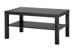 Ikea Лакк (черный/коричневый) 703.985.82
