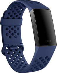 Fitbit спортивный для Fitbit Charge 3 (L, navy)