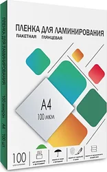 Пленка для ламинирования Гелеос A4 100 мкм LPA4-100