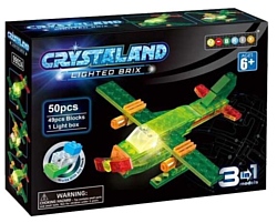 Crystaland Lighted Brix 99024 Самолет 3 в 1