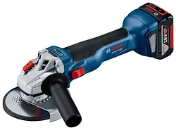 Угловая шлифмашина (болгарка) BOSCH GWS 18V-10 5.0Ач х2 L-BOXX (06019J4004)