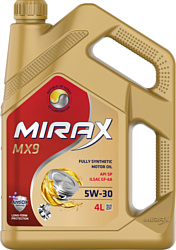 Моторное масло Mirax MX9 5W-30 ILSAC GF-6A SP 4л