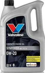 Моторное масло Valvoline SynPower MST FE C6 0W-20 5л