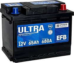 Автомобильный аккумулятор Ultra PRO EFB R+ (65Ah)