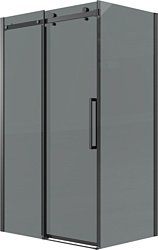 Душевой уголок Grossman Classic 120x90x195 120.K33.04.1290.21.10 (черный матовый/тонированное стекло)