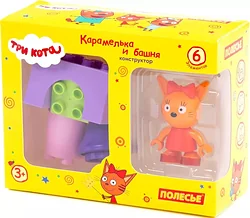 Конструктор Полесье Макси. Три кота. Карамелька и башня 63707 Конструктор Полесье Макси. Три кота. Карамелька и башня 63707