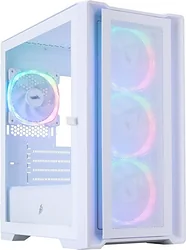 Корпус для компьютера 1stPlayer TRILOBITE T4 ARGB (белый)