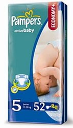Pampers Active Baby 5 Junior (11-25 кг) 52 шт