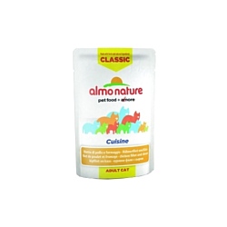 Almo Nature (0.055 кг) 1 шт. Classic Cuisine Adult Cat Chicken Fillet & Cheese