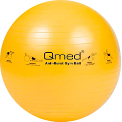 Qmed ABS Gym Ball 45 см (желтый)