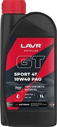 Моторное масло Lavr GT Sport 4T 10W-40 SN 1л