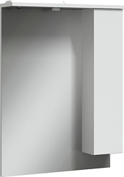 Шкаф-зеркало Belux  Мадейра В 65 Ш (1, белый глянцевый)