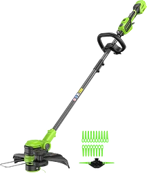 Триммер аккумуляторный Greenworks GD24LT331K4 24В (АКБ 4Ач + ЗУ) Триммер аккумуляторный Greenworks GD24LT331K4 24В (АКБ 4Ач + ЗУ)