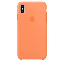 Apple Silicone Case для iPhone XS (свежая папайя)