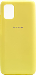 EXPERTS Original Tpu для Samsung Galaxy A31 с LOGO (желтый)