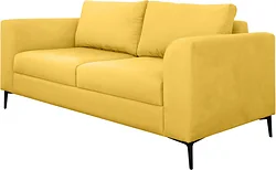 Прямой диван Brioli Марк двухместный (V13-желтый) Прямой диван Brioli Марк двухместный (V13-желтый)