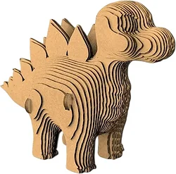 Сборная модель QBRIX Стегозавр 3D 20062