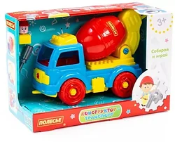 Конструктор Полесье Автомобиль-бетоновоз 84804