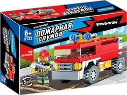 Конструктор Bondibon Пожарная Служба. Пожарная машина ВВ5732 Конструктор Bondibon Пожарная Служба. Пожарная машина ВВ5732